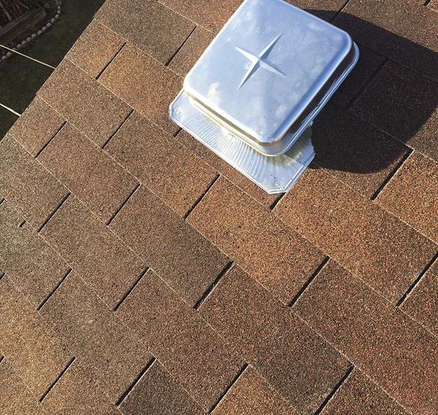 New shingle roof installation 